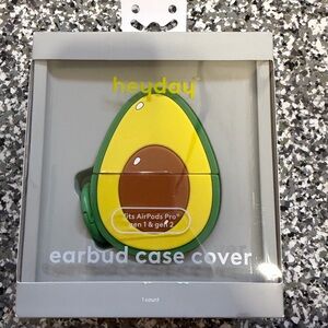 Heyday Avocado-Shaped Earbud Case in Green and Yellow